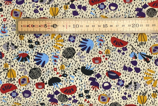 Retro Print - Cotton Lawn