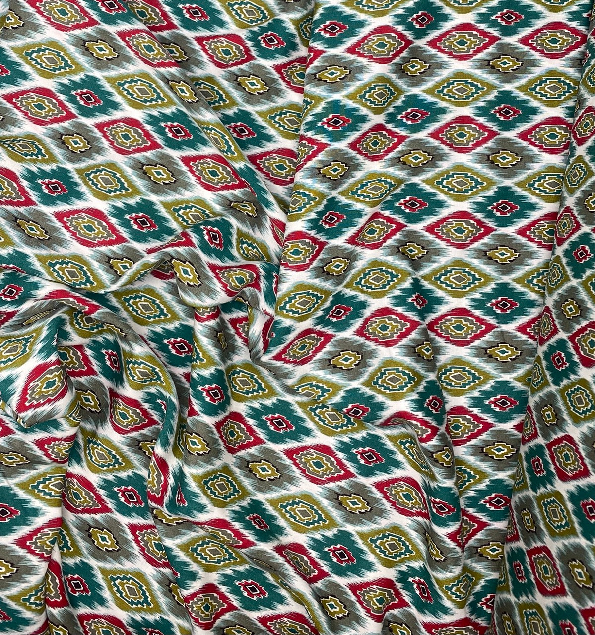 Green Diamonds - Viscose