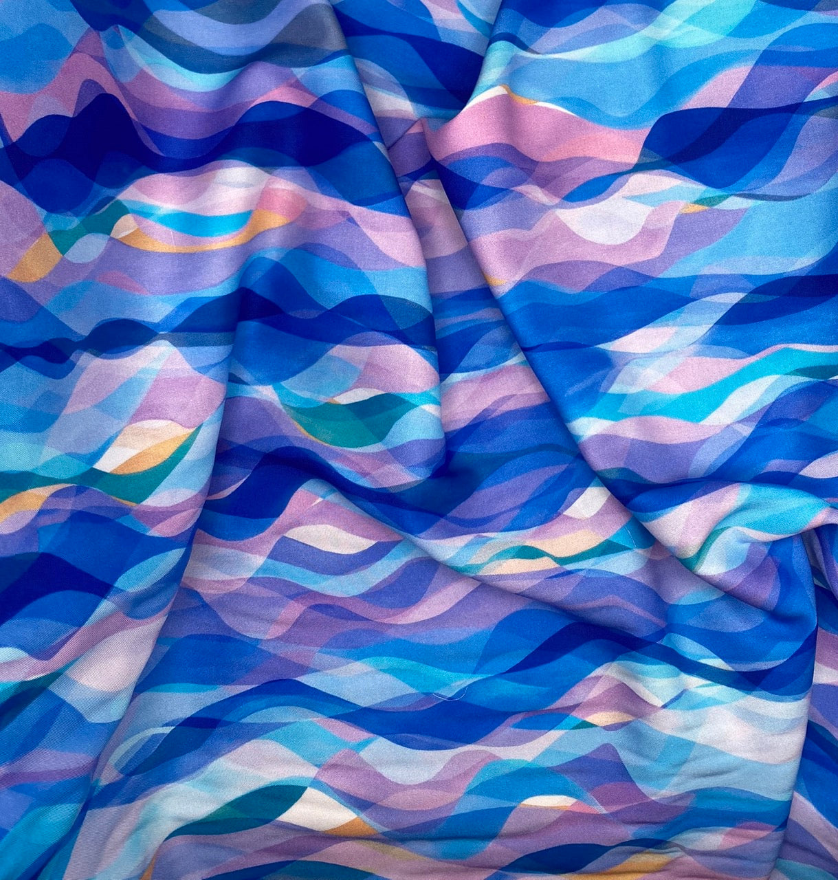 Blue Chroma Ribbons - Rayon