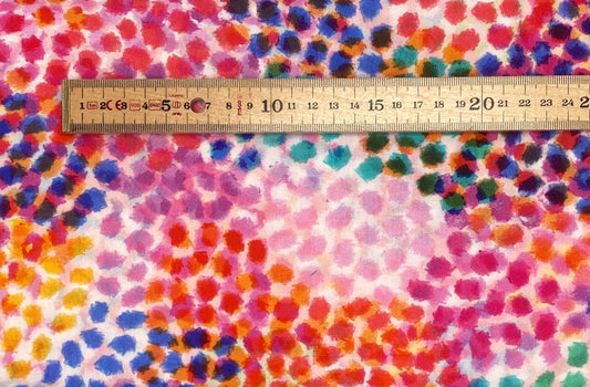 Pink Chroma Dots - Rayon
