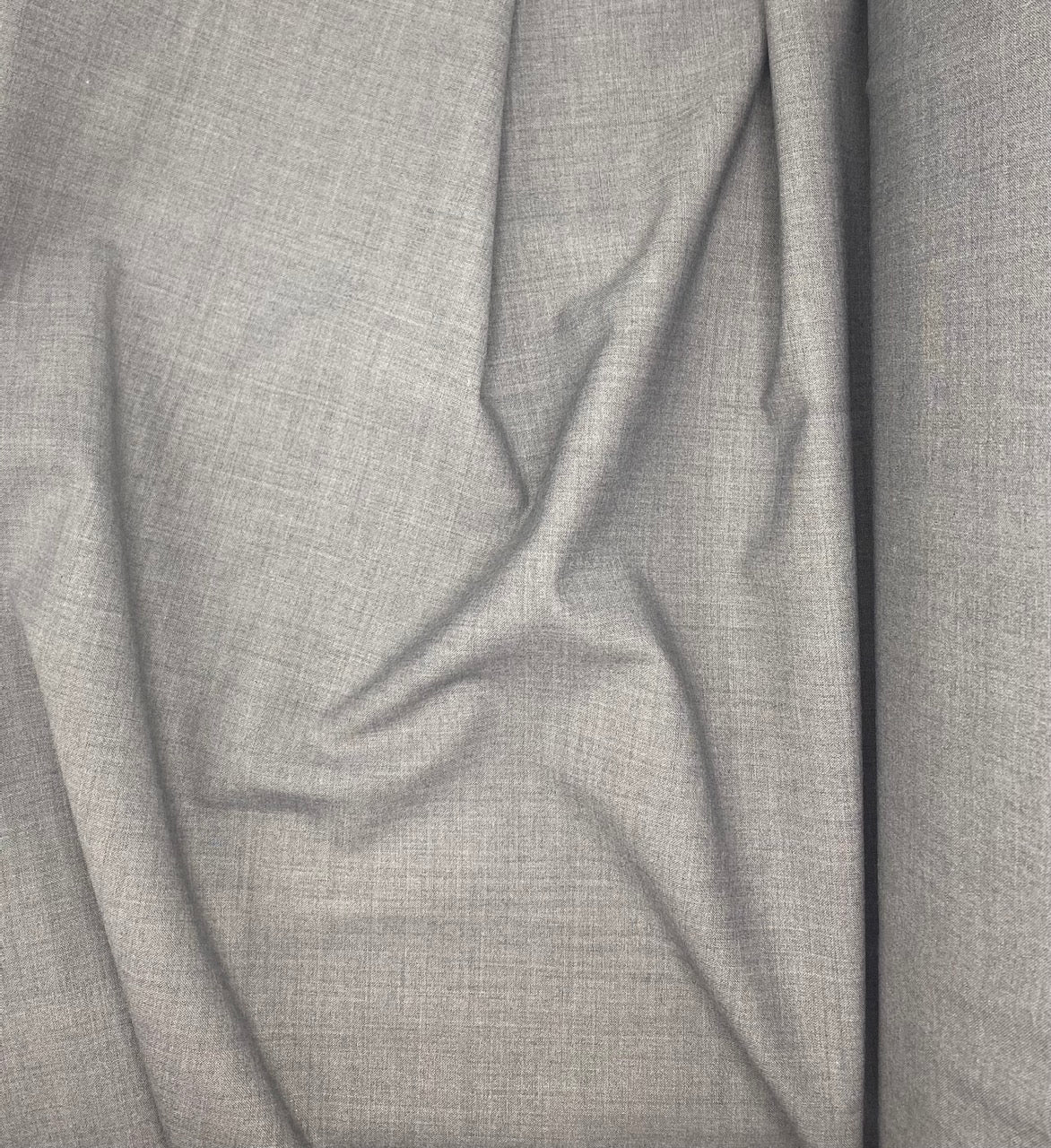 Grey woven wool mix