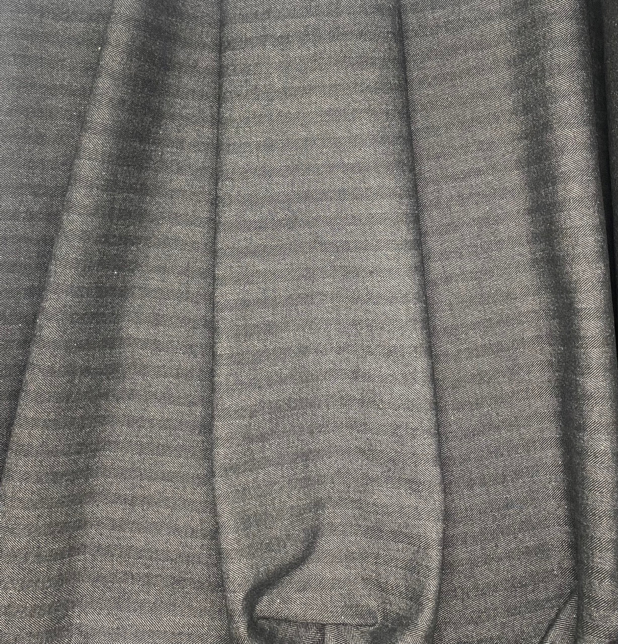 Charcoal Chevron - Cotton Mix