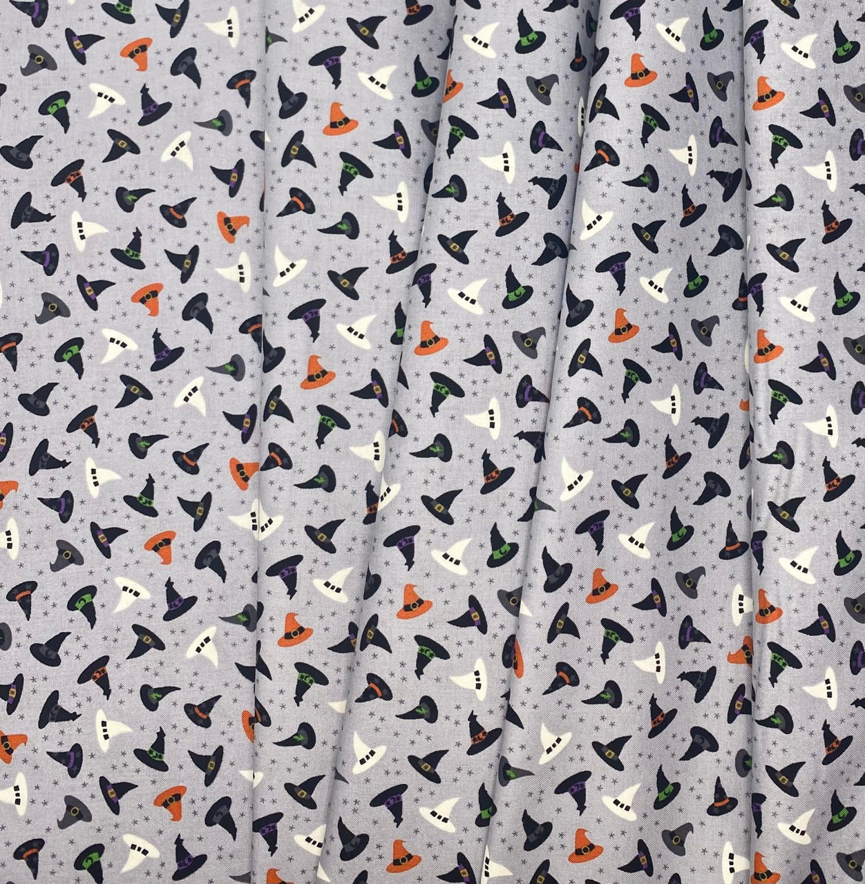 Witches hats on ghostly grey
