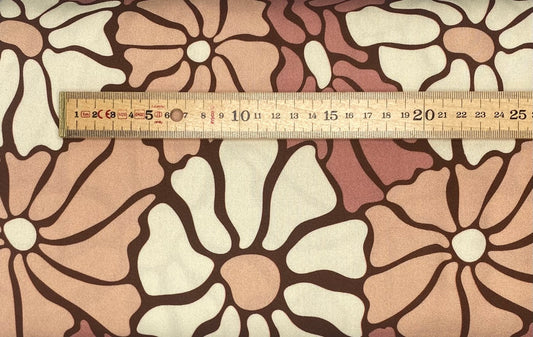 Retro Flowers - Viscose