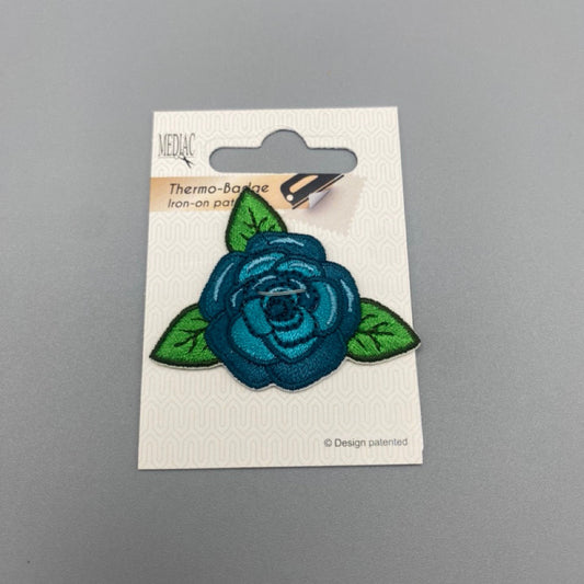 Iron on Motif: Blue Rose