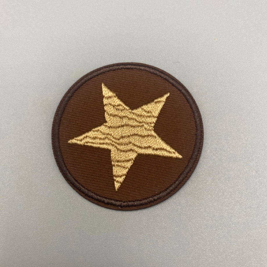 Iron on Motif: Brown Star