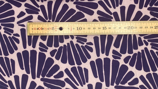 Purple Fan - Viscose