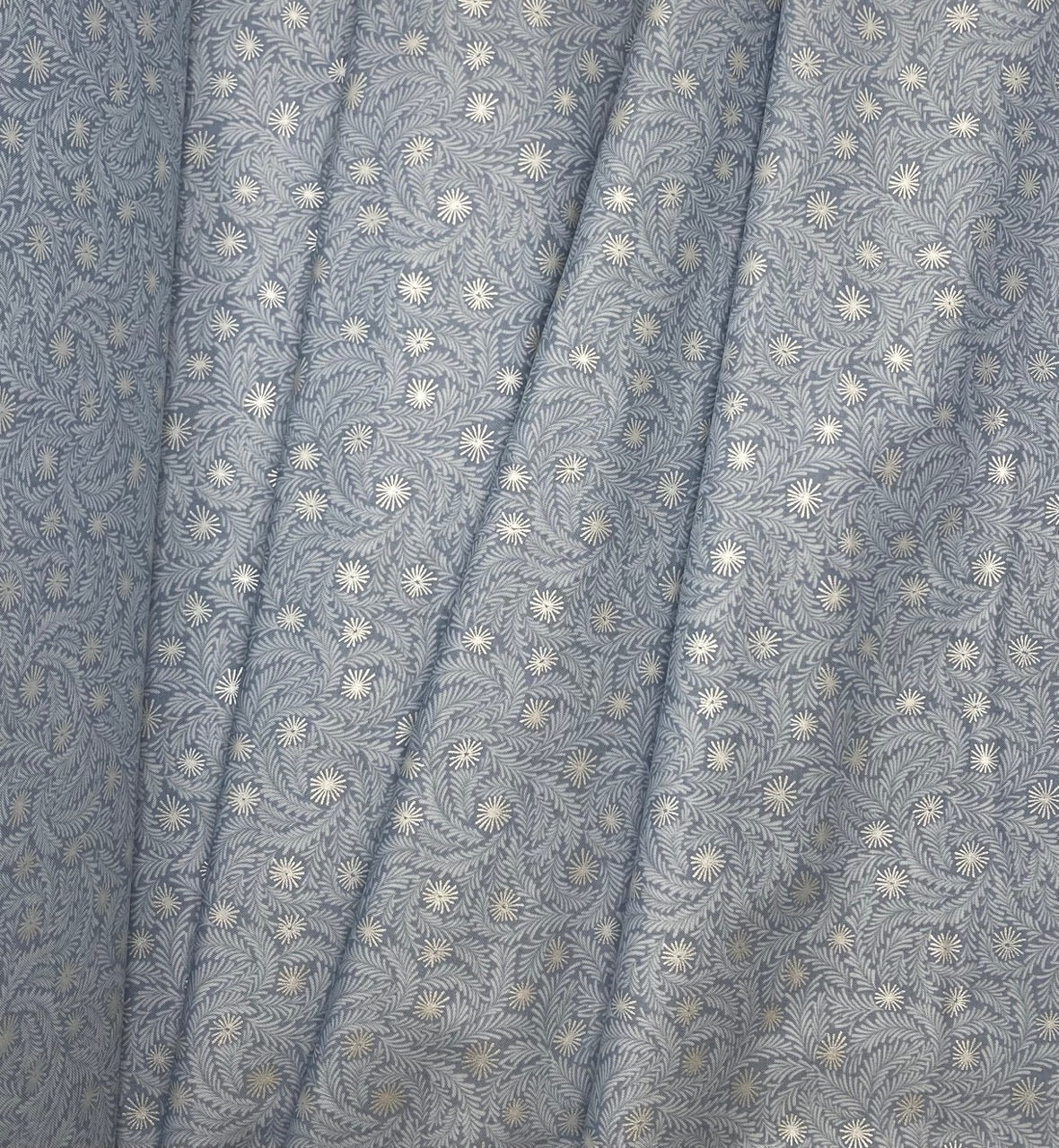 Frosty ice on iced grey with pearl