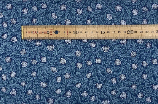 Frosty ice on mid blue with pearl