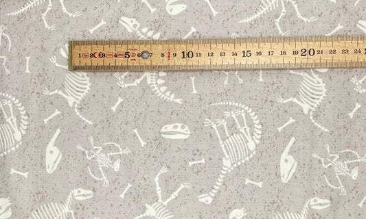 Glow in the Dark Dino Skeletons - Light Grey