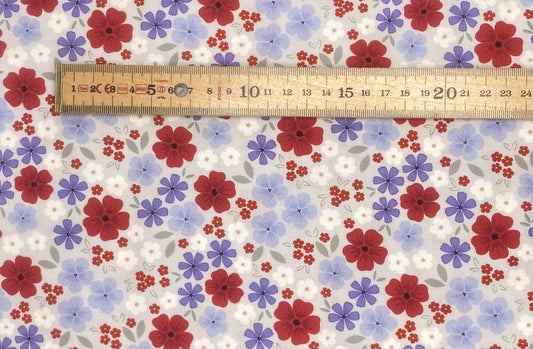 Floral Palette - bright grey