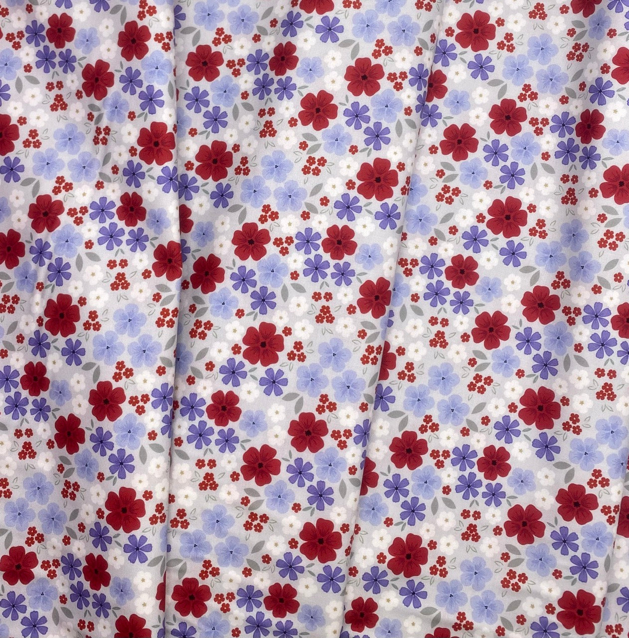 Floral Palette - bright grey