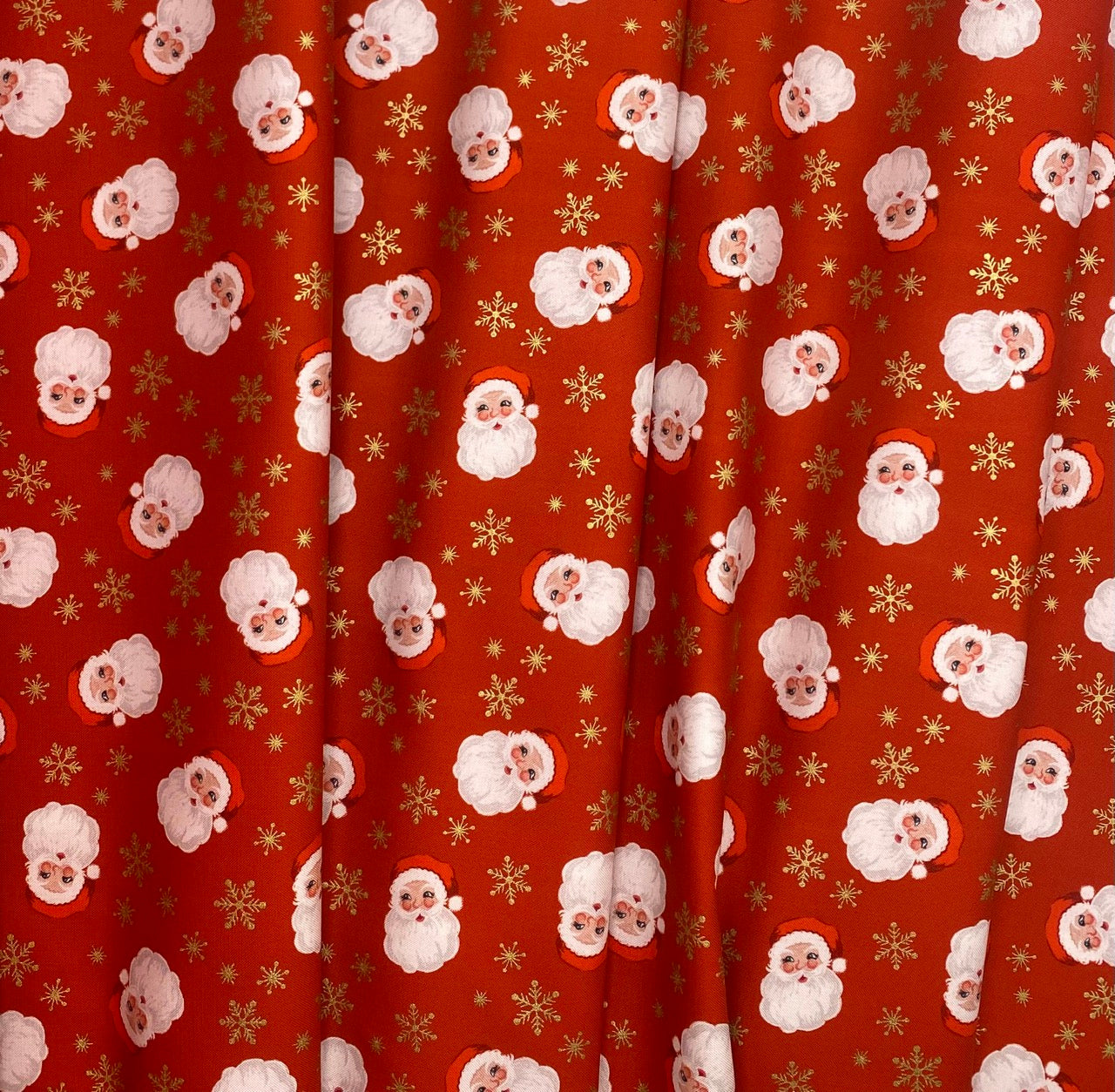 Santa on Red (with Pearl)