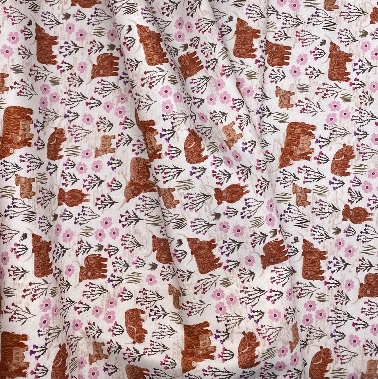 Summer meadow Highland on cream