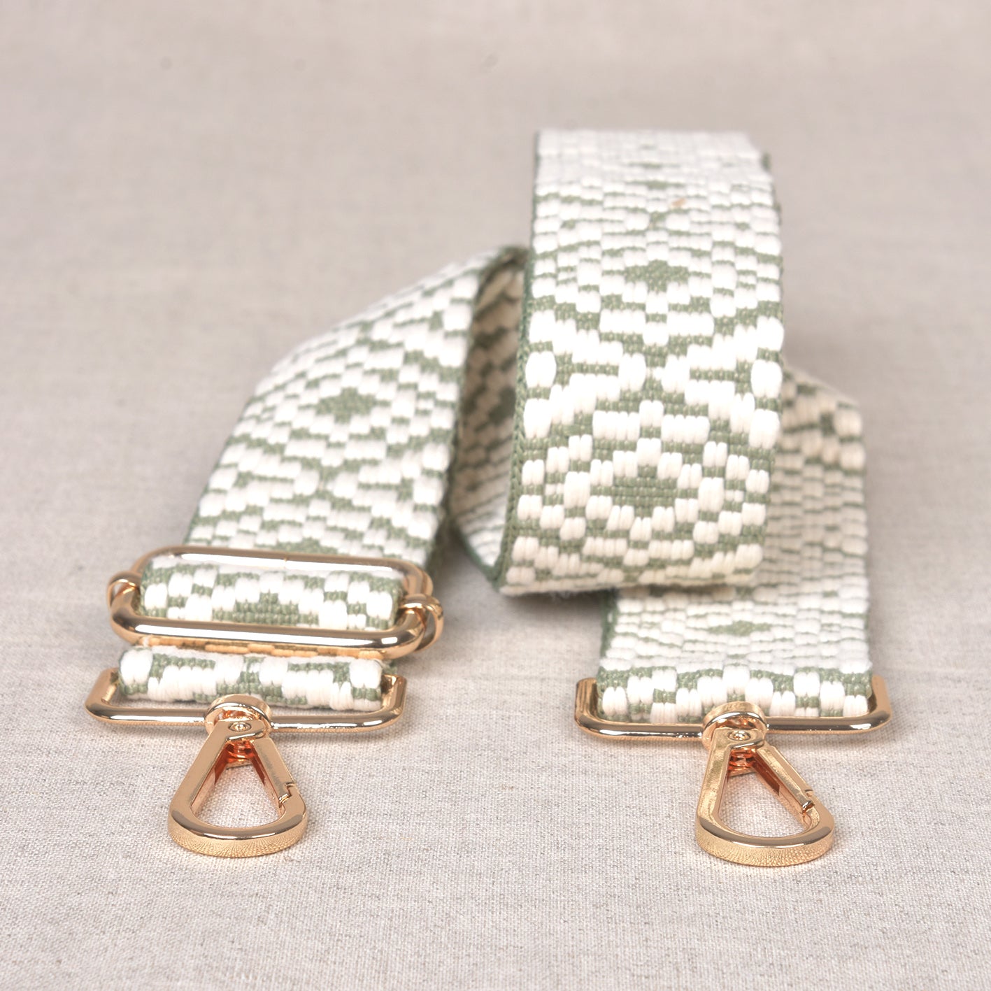 Jacquard Shoulder Strap: Green