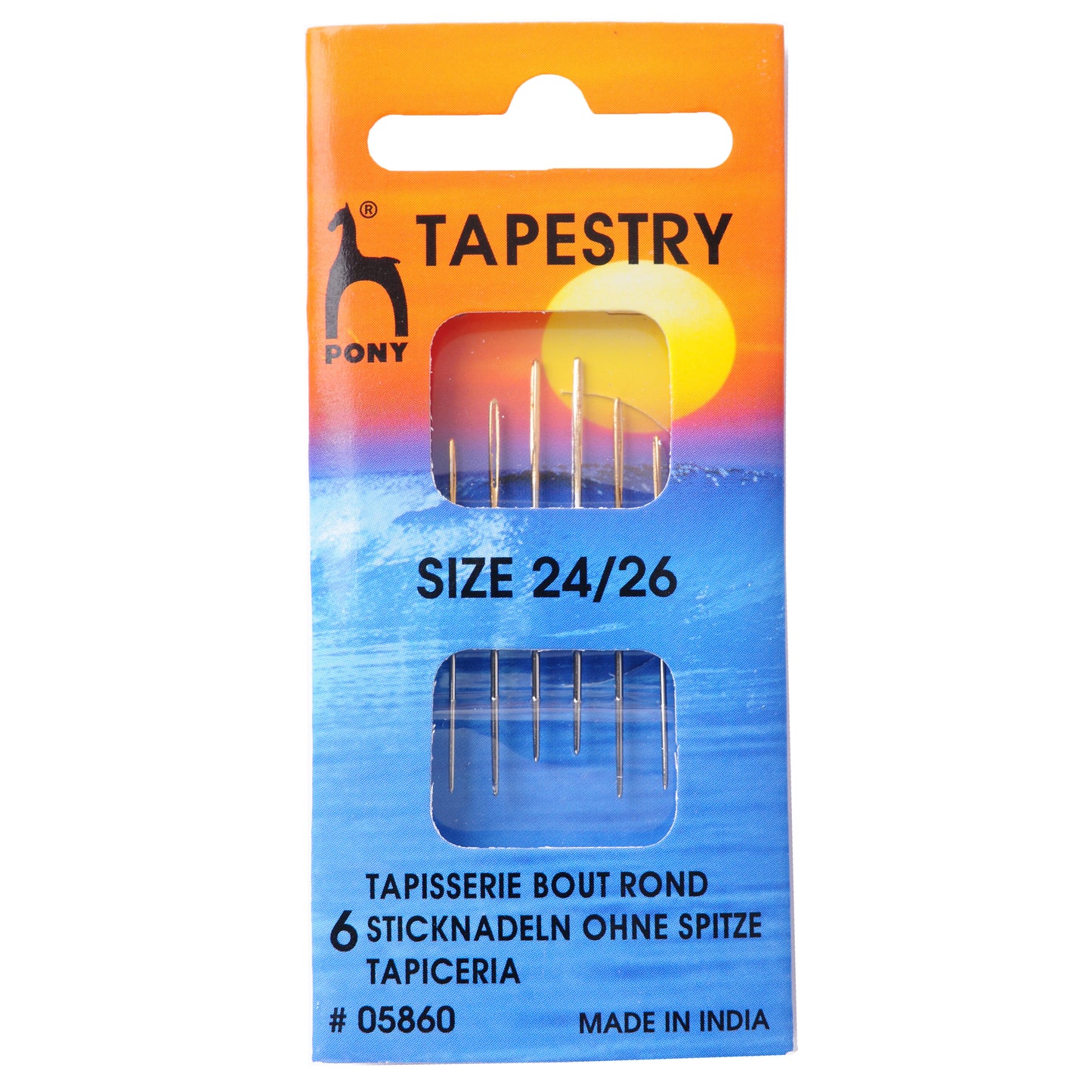 Gold Eye Tapestry Needles - Sizes 24-26