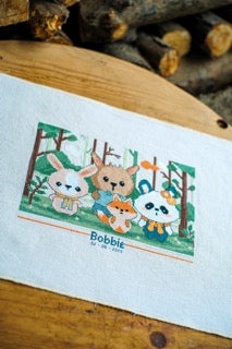 Panda and Friends Counted Cross Stitch Kit: Birth Record