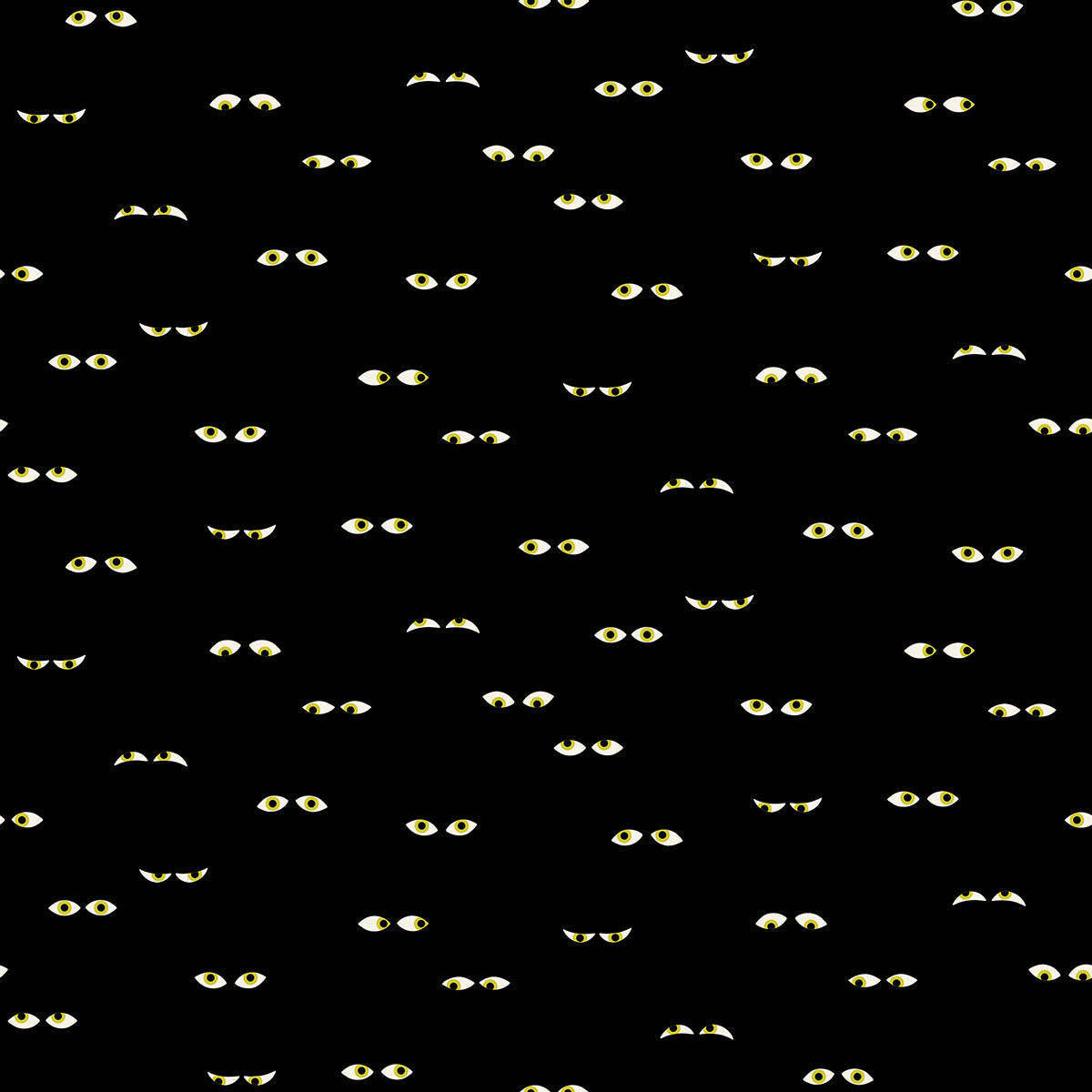 Creepy Eyes - Black