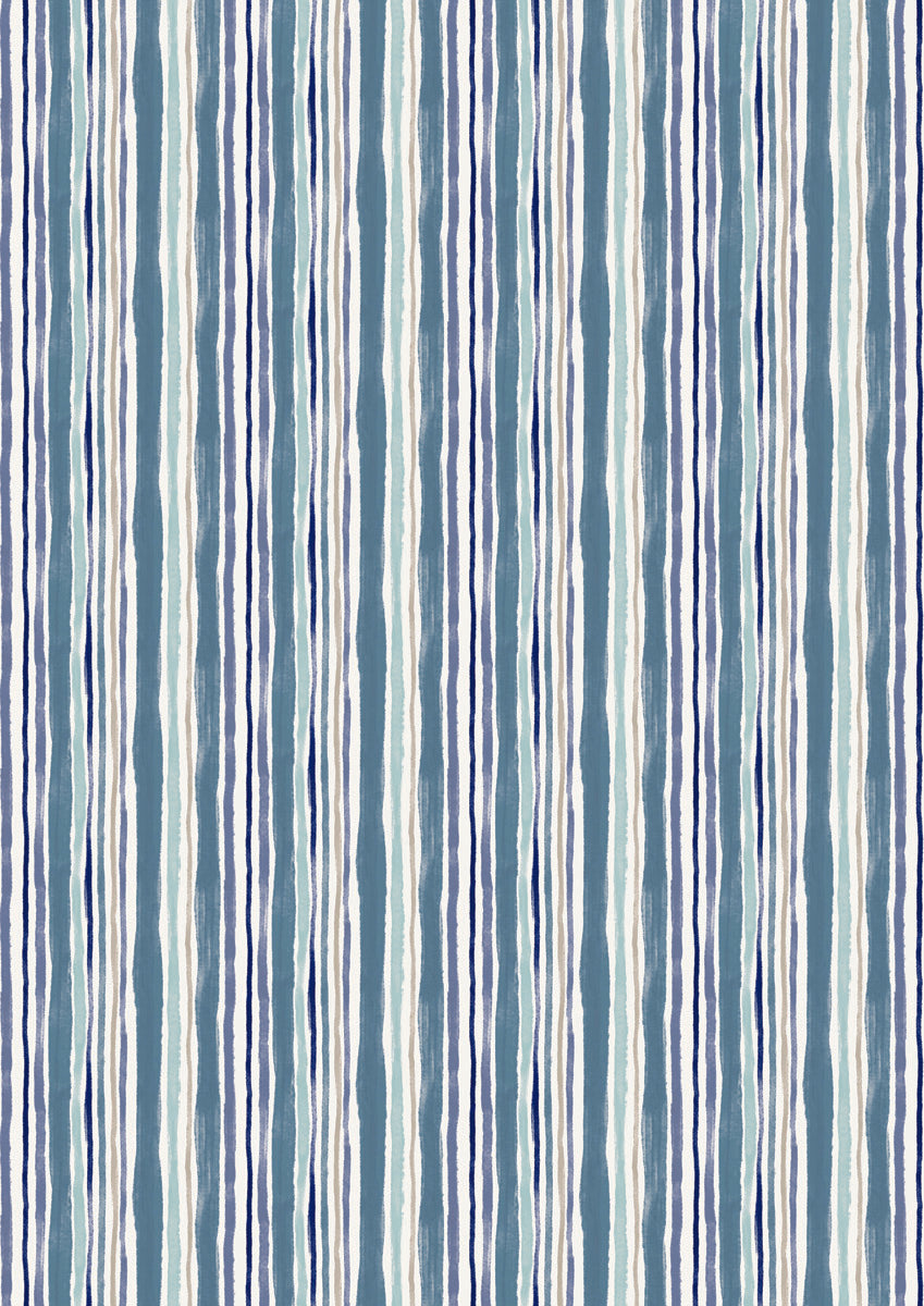 Multi Stripe Pale blues