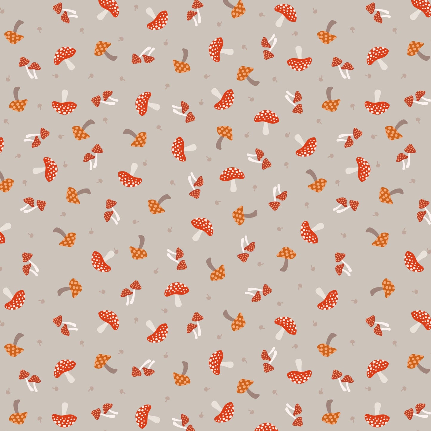 Toadstools on grey