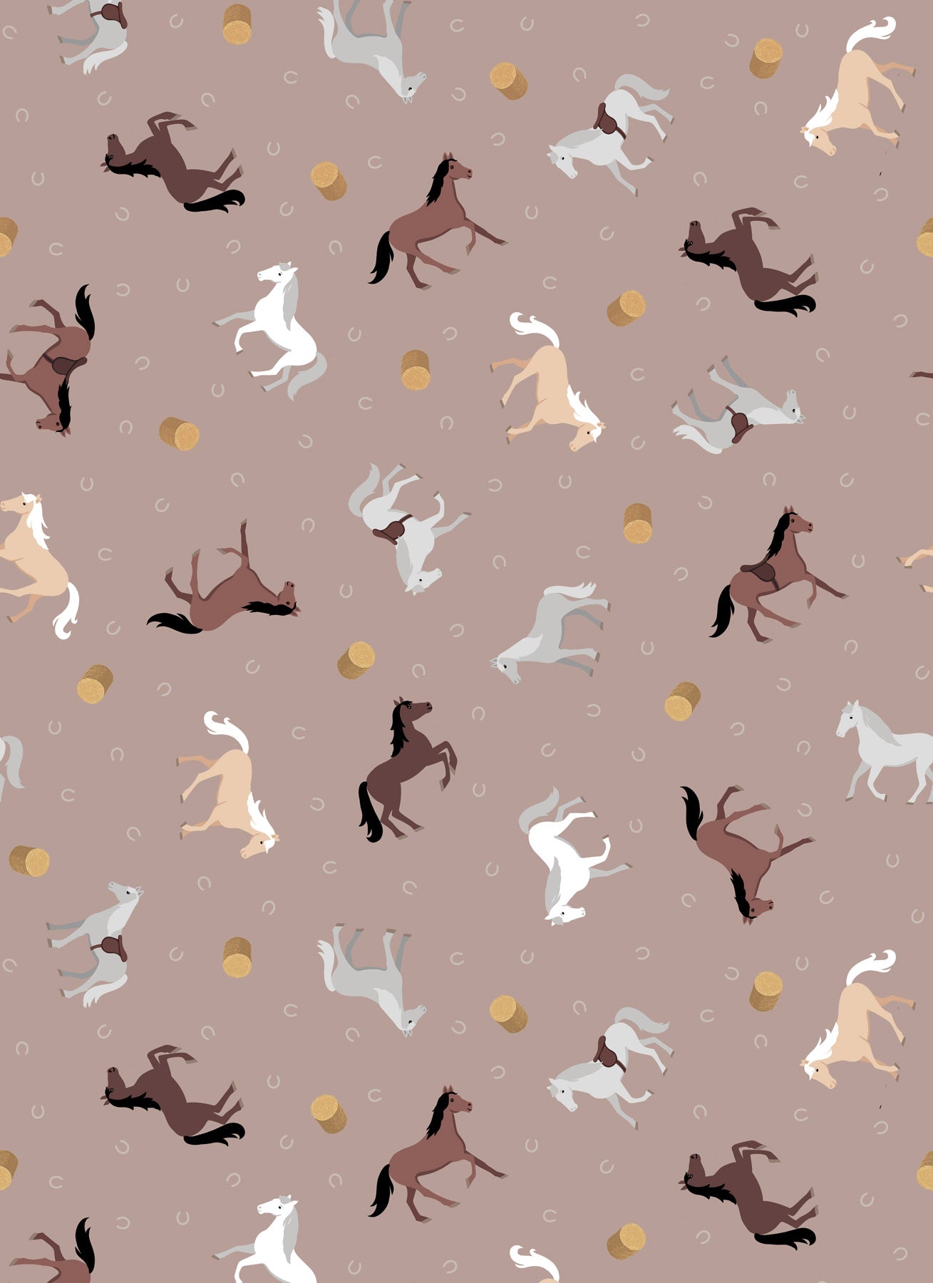 Horses on latte