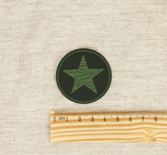 Iron on Motif: Green Star
