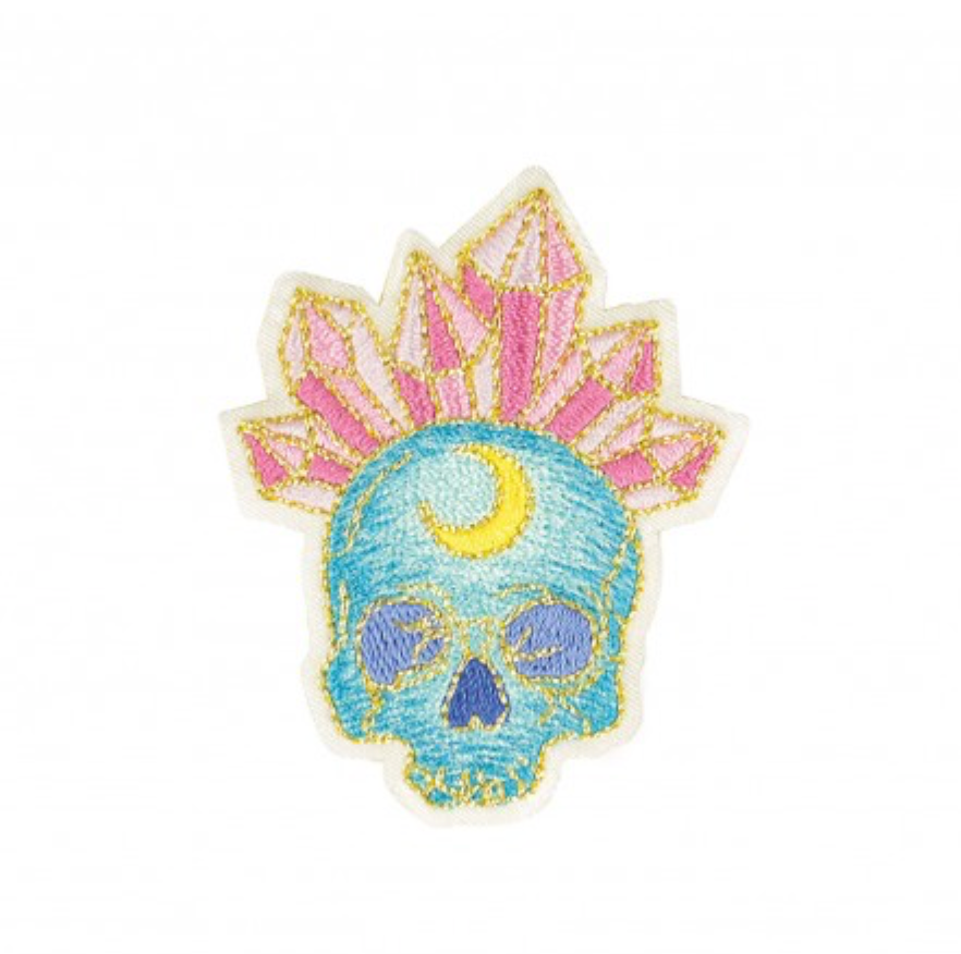 Iron on Motif: Skull & Gemstone
