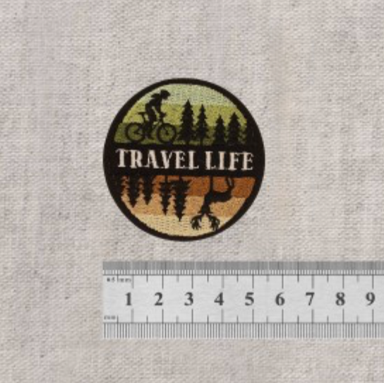 Iron on Motif: Travel Life