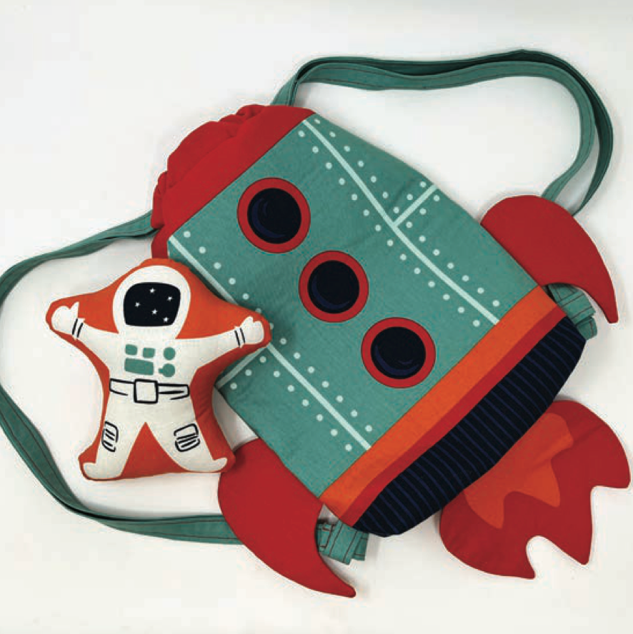 Spaceship Backpack Panel