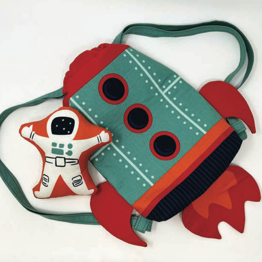 Spaceship Backpack Panel