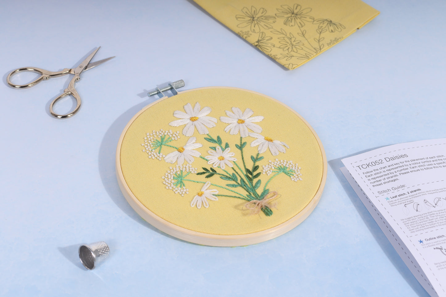 Embroidery Kit: Daisies