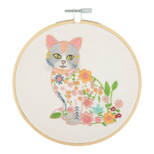 Embroidery Kit: Cat