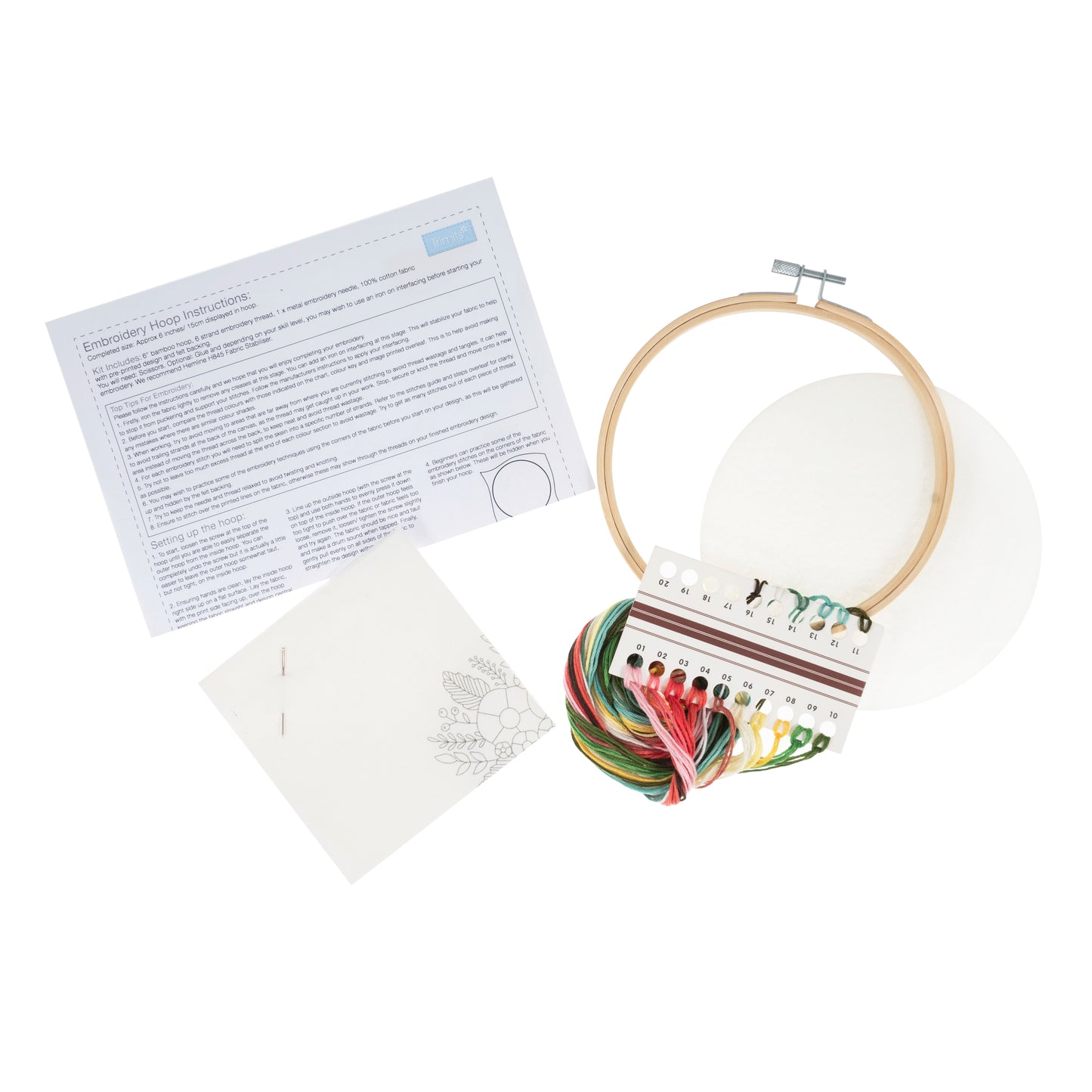 Embroidery Kit: Rose