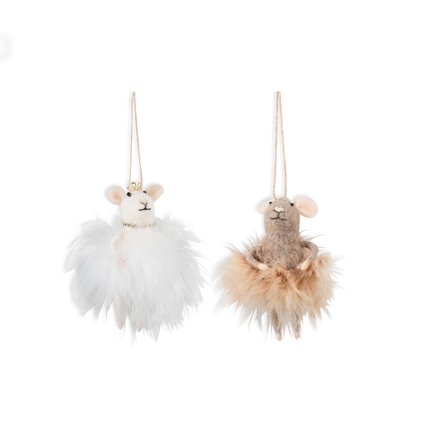Needle Felting Kit: Fairy Mice Duo
