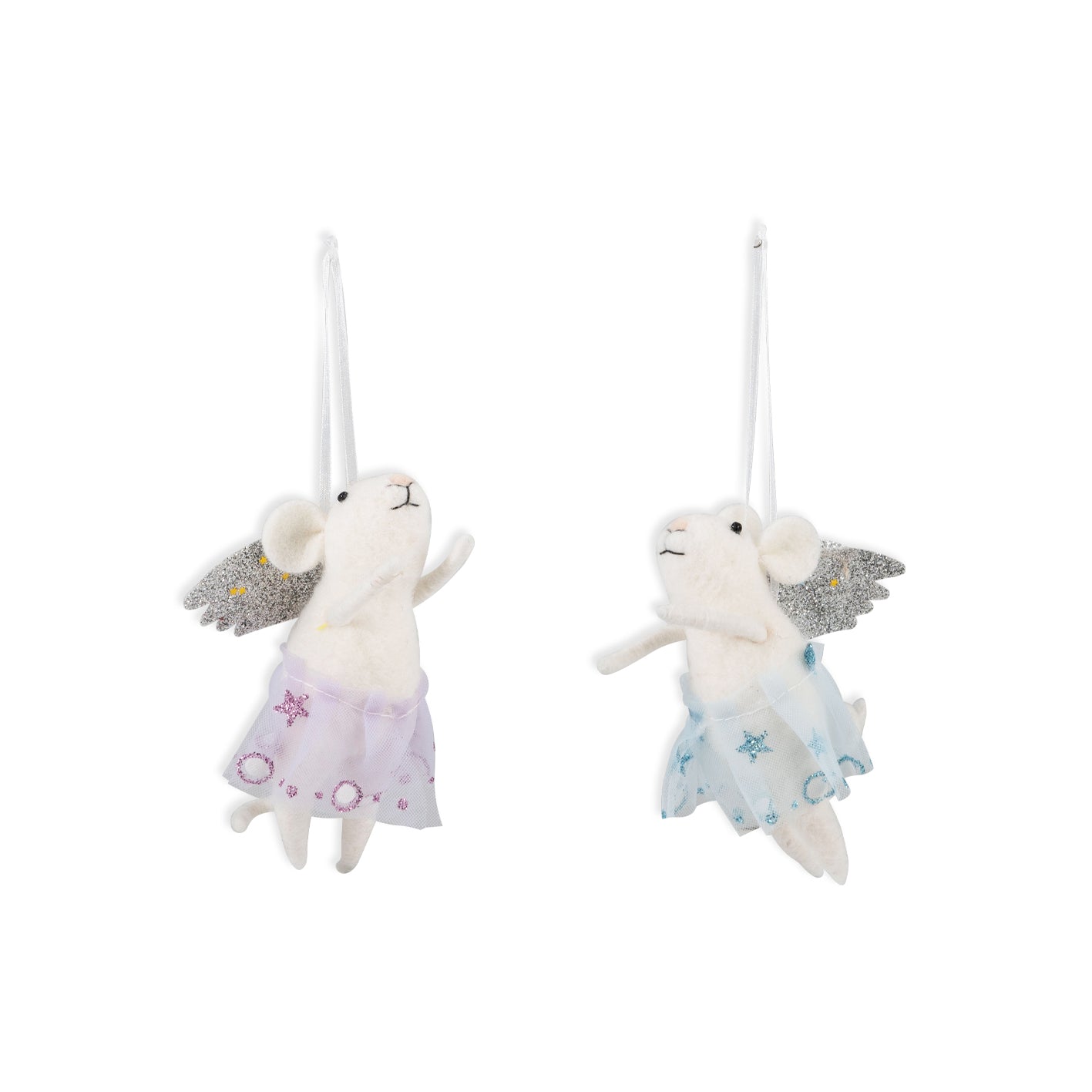 Needle Felting Kit: Angel Mice Duo