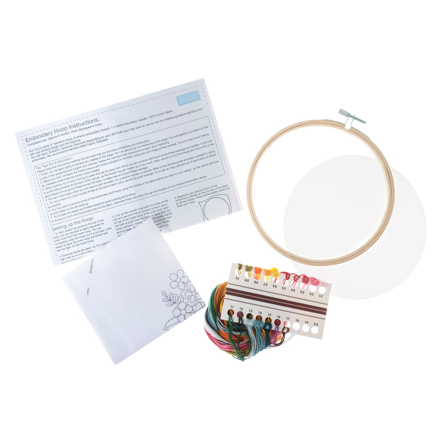 Embroidery Kit: Spring Floral