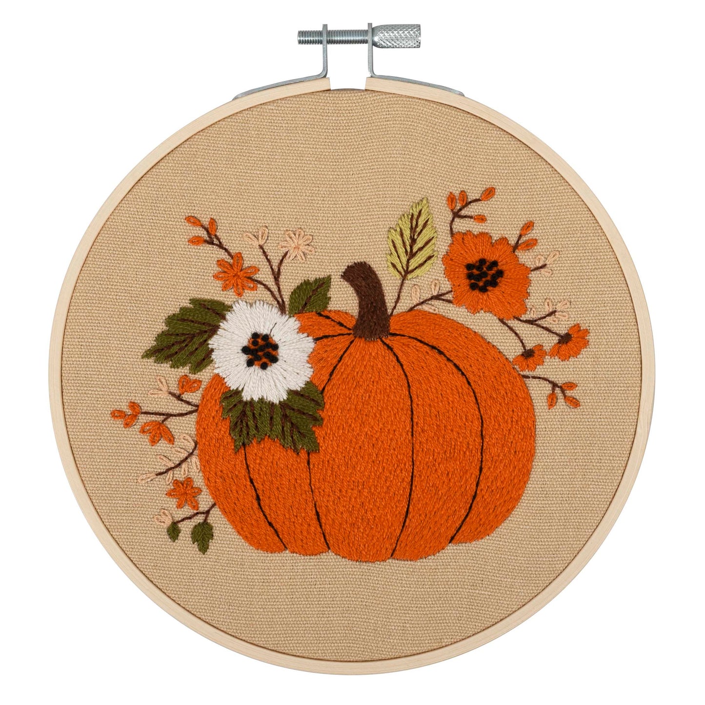 Embroidery Kit: Pumpkin