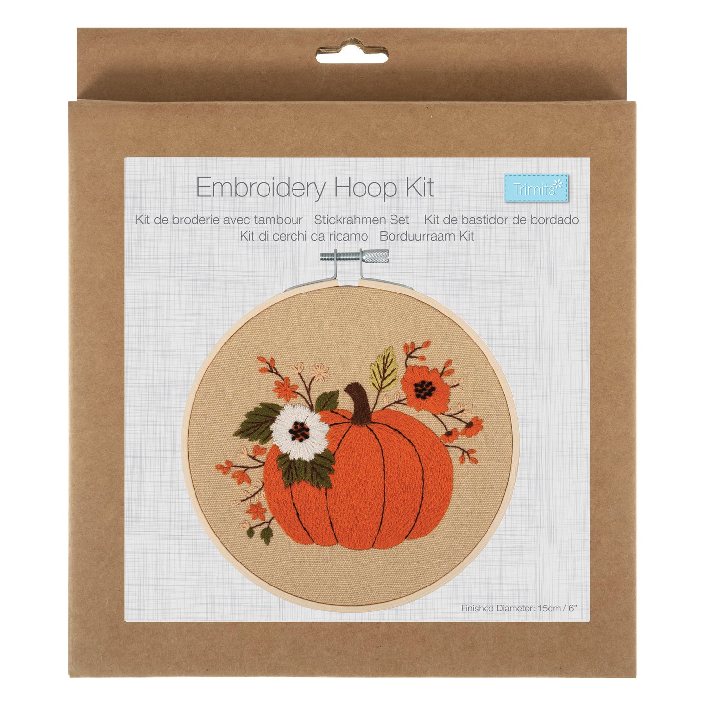 Embroidery Kit: Pumpkin