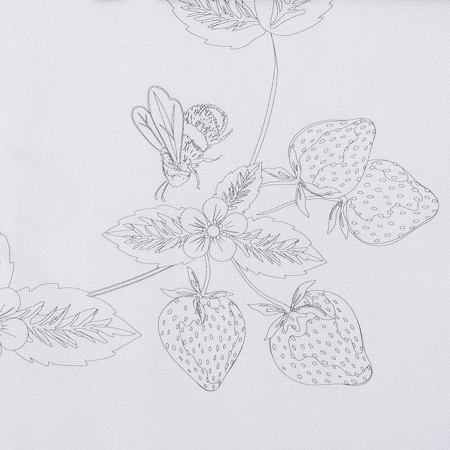 Embroidery Tablecloth Kit: Strawberries