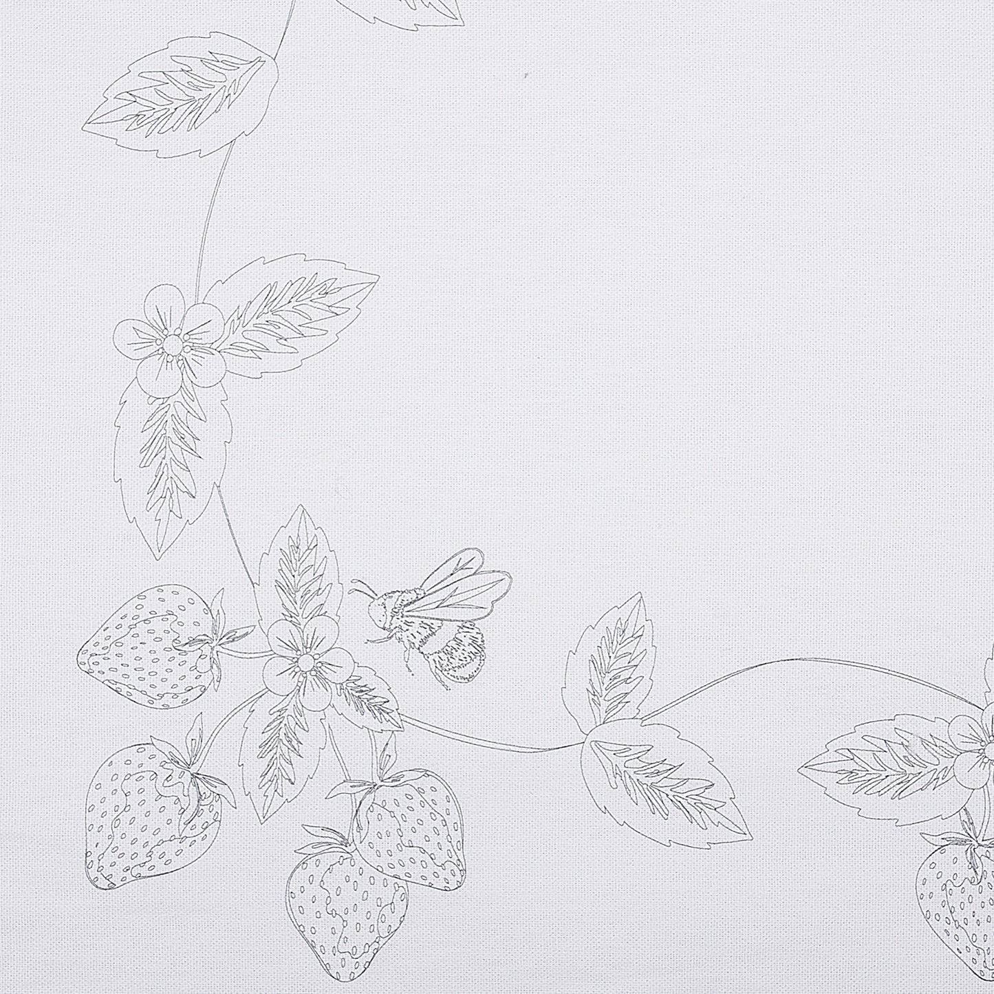 Embroidery Table Runner Kit: Strawberries