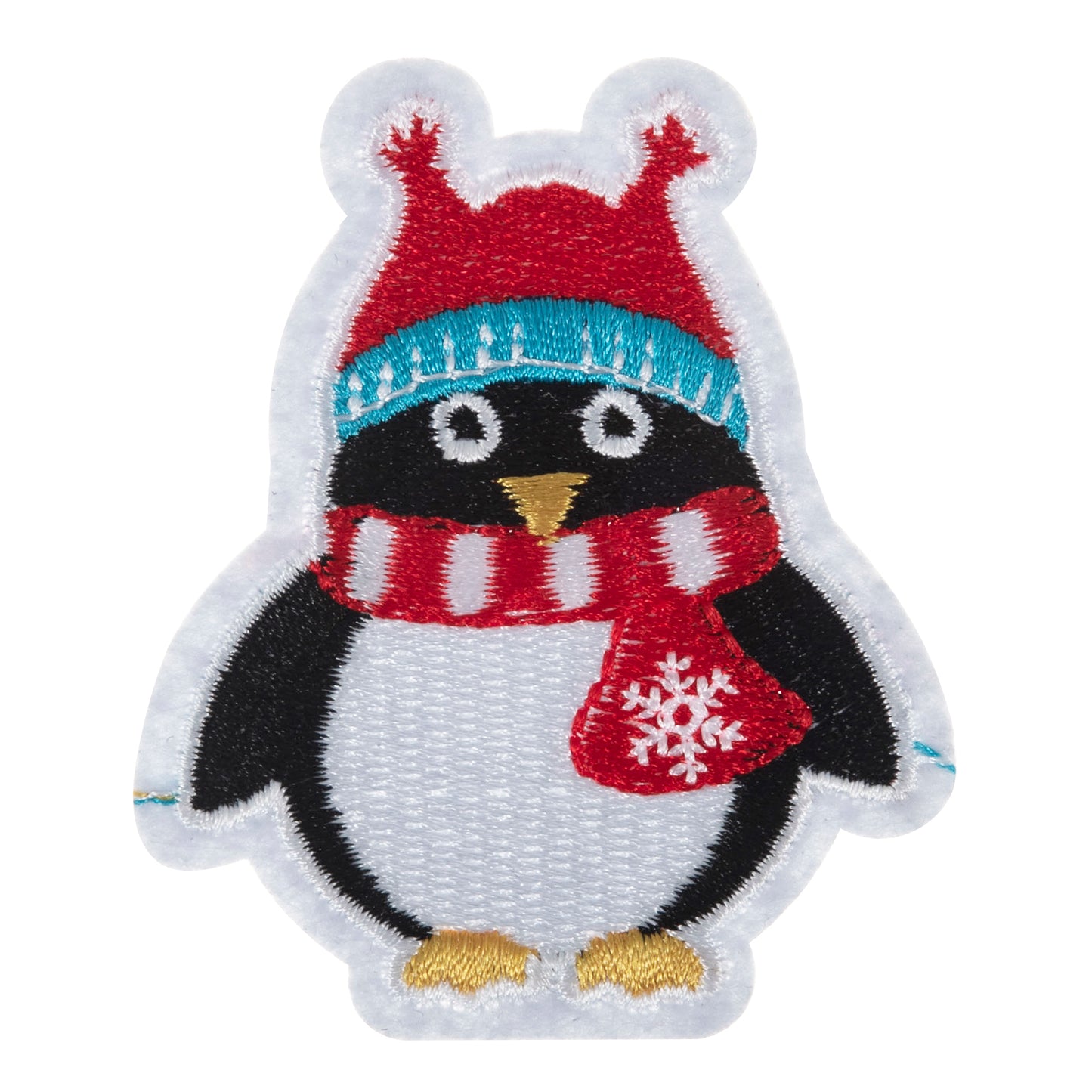 Iron On Motif: Christmas Penguin