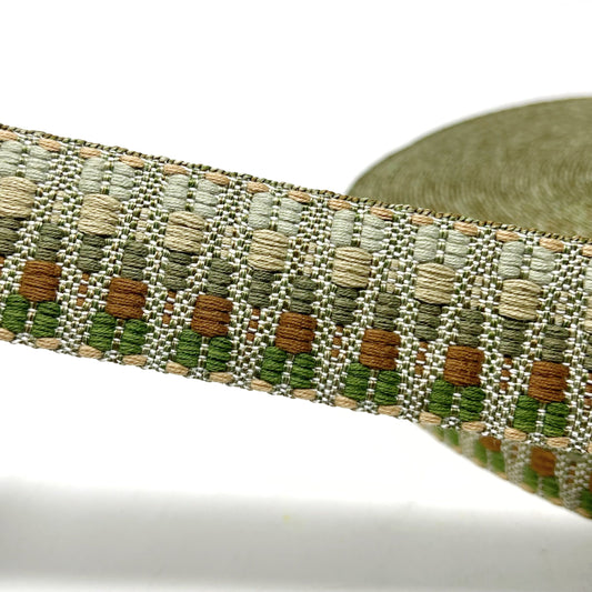 ZigZag Webbing - Earth - 38mm