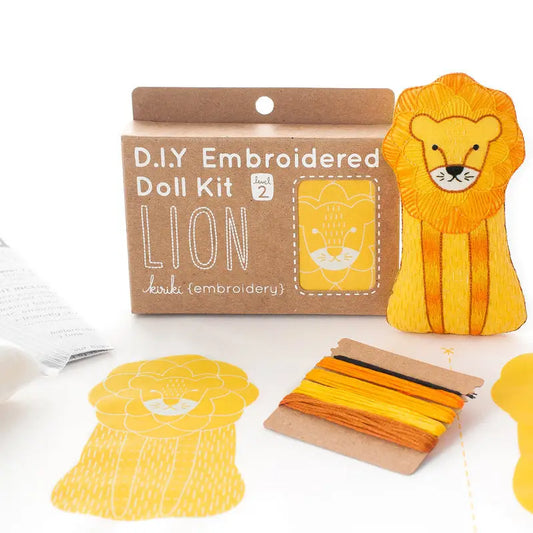 Lion Embroidery Kit