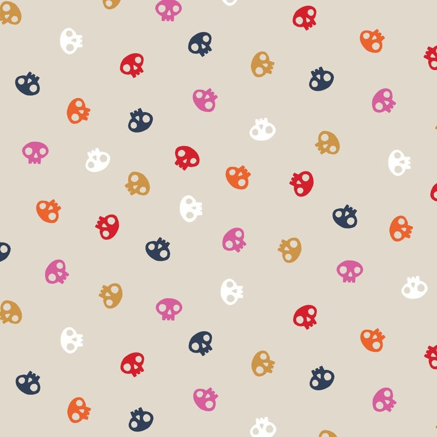 Full Moon - Skulls on Cream