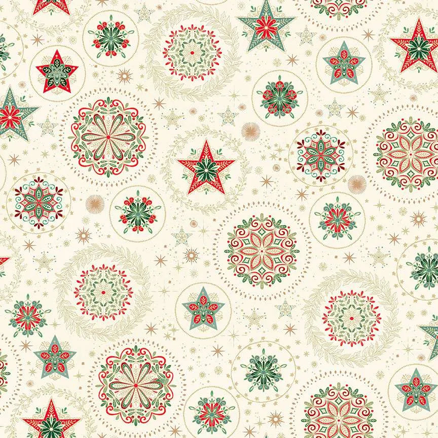 Star Wreath - Cream
