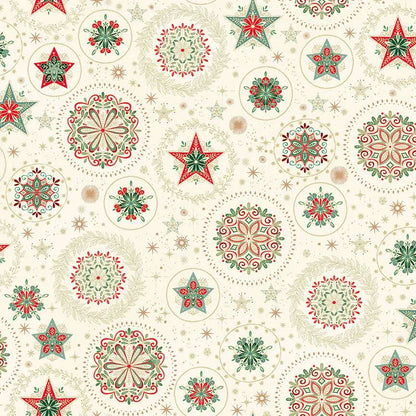 Star Wreath - Cream