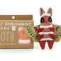 Moth Embroidery Kit