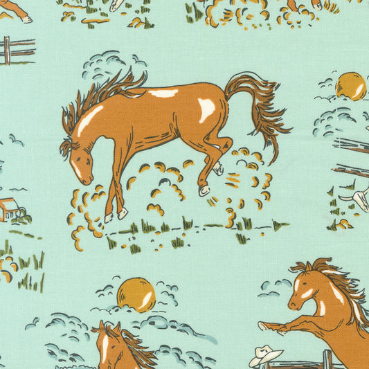 Wild Horses - Blue