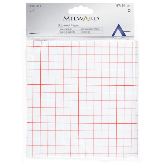 Dressmakers Squared Tracing Paper: 3 Sheets
