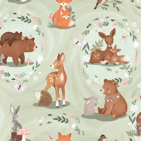 Baby in Bloom - Picture Perfect - Flannel